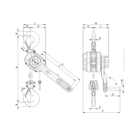 ERGO 360 Ratchet Lever Hoist